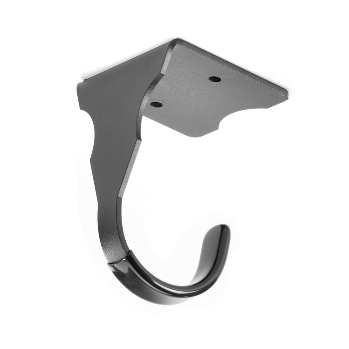 Andrys Appendi Bici Soffitto 1 Posto con Gancio Verniciato Nero Antigraffio