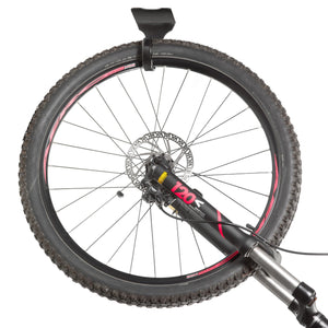 Andrys Appendi Bici Soffitto 1 Posto con Gancio Verniciato Nero Antigraffio