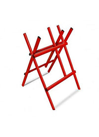 Andrys Cavalletto Taglia Tronchi Pieghevole Verniciato Rosso