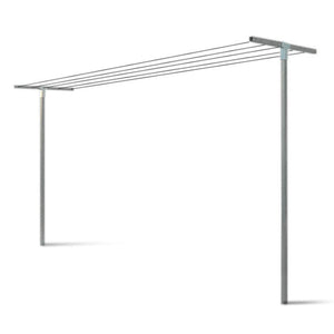 Andrys Stendi Biancheria Esterno Smontabile Argento H220cm (Filo 20m)