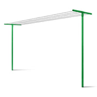 Andrys Stendi Biancheria Esterno Smontabile Verde H220cm (Filo non Incluso)