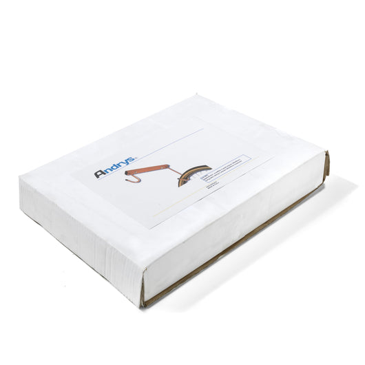 Andrys Appendi Bici Soffitto 2 Posti a Soffitto Verniciato Rosso con Tappi