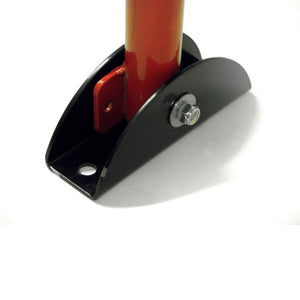 Andrys Ferma Parcheggio Auto Zincato da 4 cm - Tubo Rosso