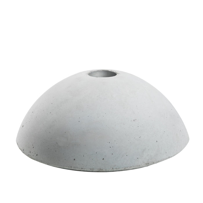 Andrys Base in Cemento con Bussola Foro Ø6 cm 25Kg 38x38x16