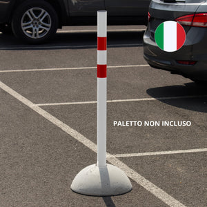 Andrys Base in Cemento con Bussola Foro Ø6 cm 25Kg 38x38x16