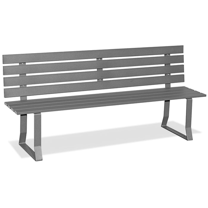 Andrys Panchina Giardino con Gambe in Piatto 6x0.8cm - 190x50x82cm