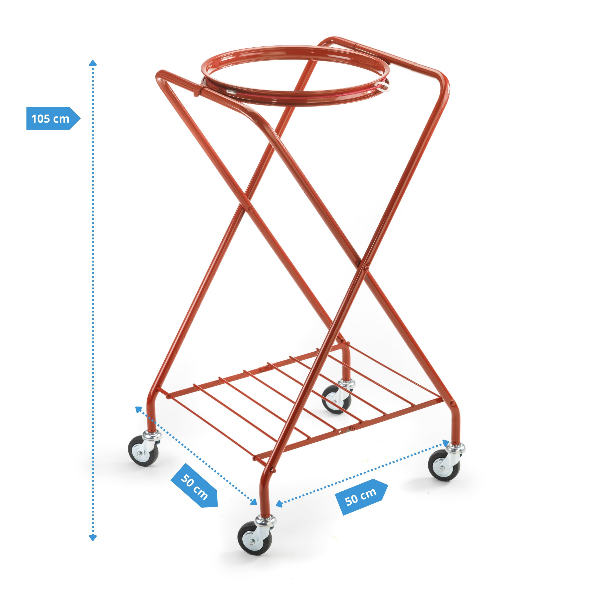 Andrys Carrello Porta Sacco della Spazzatura con Ruote