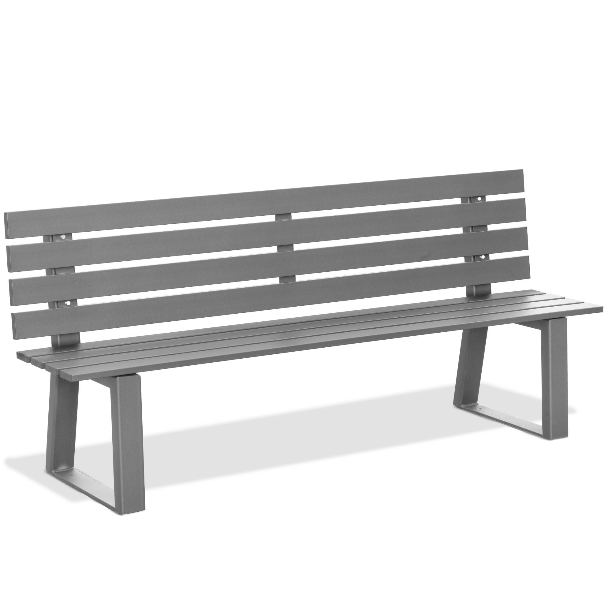 Andrys Panchina Giardino con Gambe in Stampato a U 4x8x4cm - 190x50x82cm