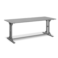 Andrys Tavolo in Acciaio Smontabile in Tubo Rettangolare - 190cm