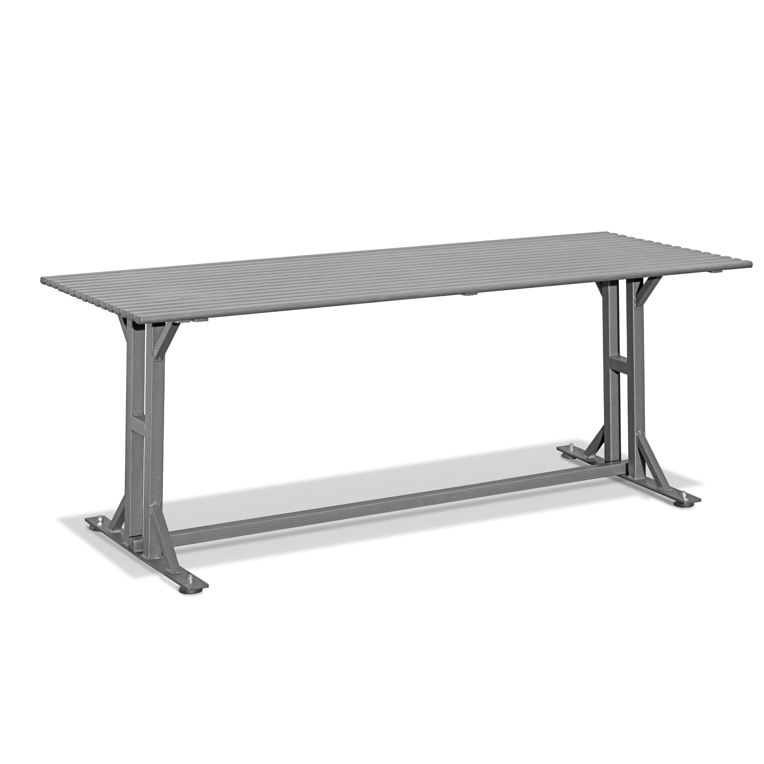 Andrys Tavolo in Acciaio in Tubo Ovale - 190cm