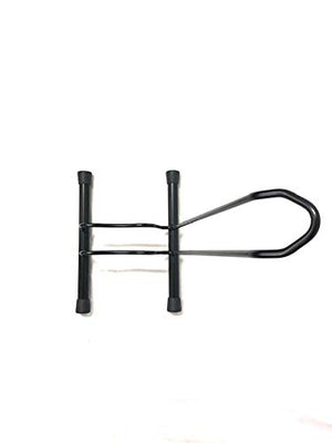 Andrys Porta Bici Piedistallo 1 Posto Smontabile Ruote 6cm Nero Semilucido