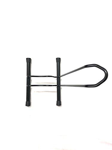 Andrys Porta Bici Piedistallo 1 Posto Smontabile Ruote 6cm Nero Semilucido