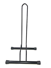 Andrys Porta Bici Piedistallo 1 Posto Smontabile Ruote 6cm Nero Semilucido