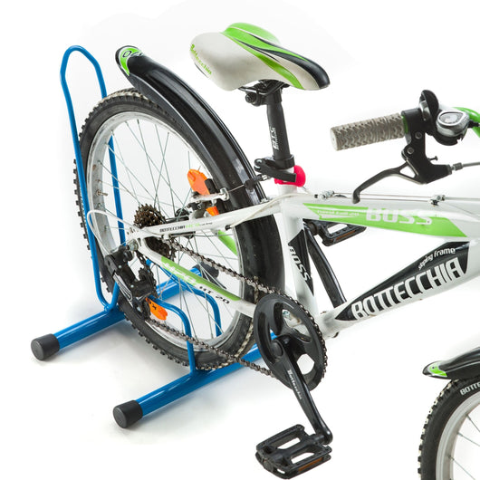 Andrys Porta Bici Piedistallo Bambini 1 Posto 3-10 Anni - Blu