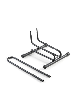 Andrys Porta Bici Piedistallo 1 Posto Smontabile Ruote 8cm - Nero