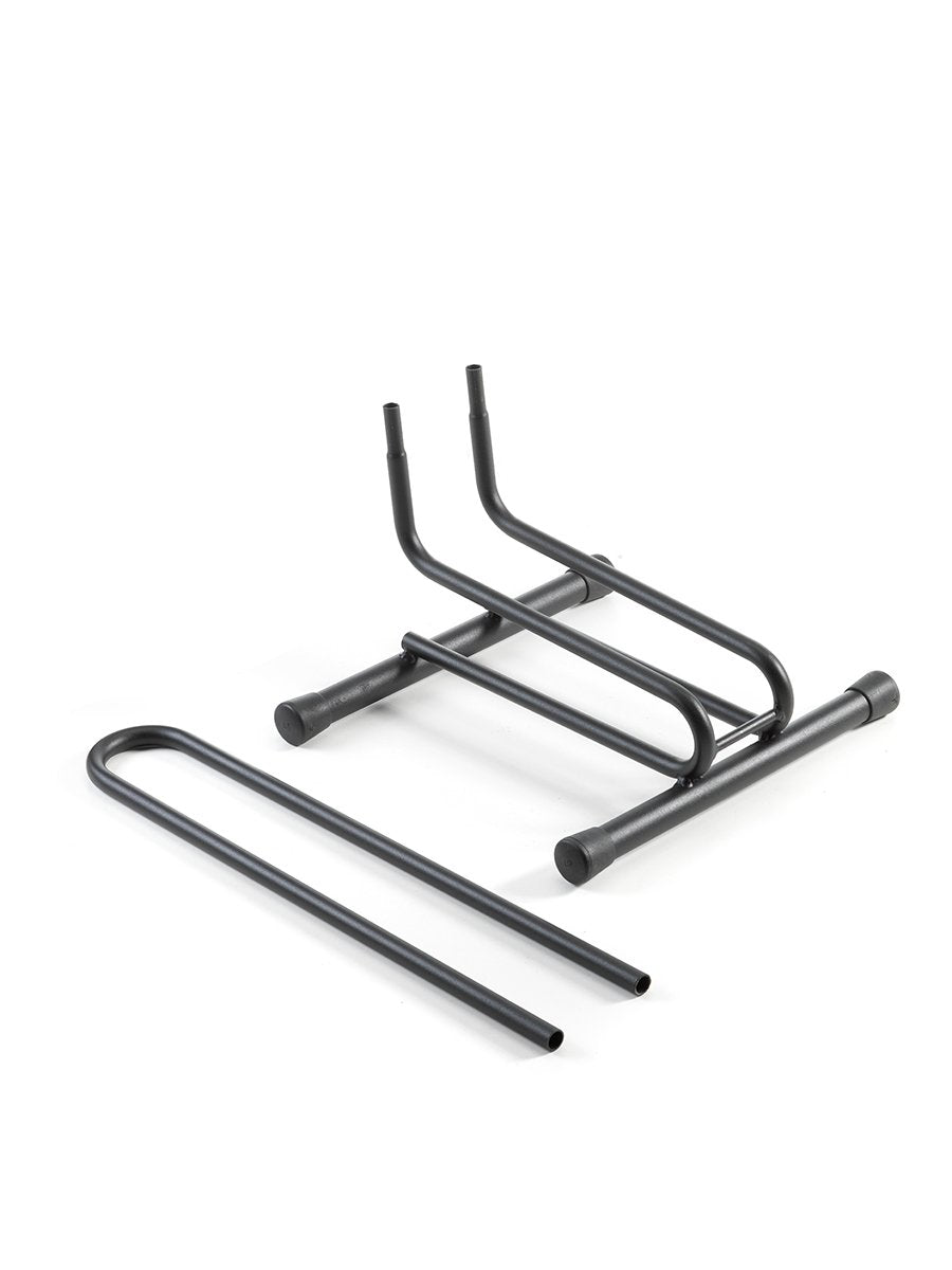 Andrys Porta Bici Piedistallo 1 Posto Smontabile Ruote 8cm - Nero