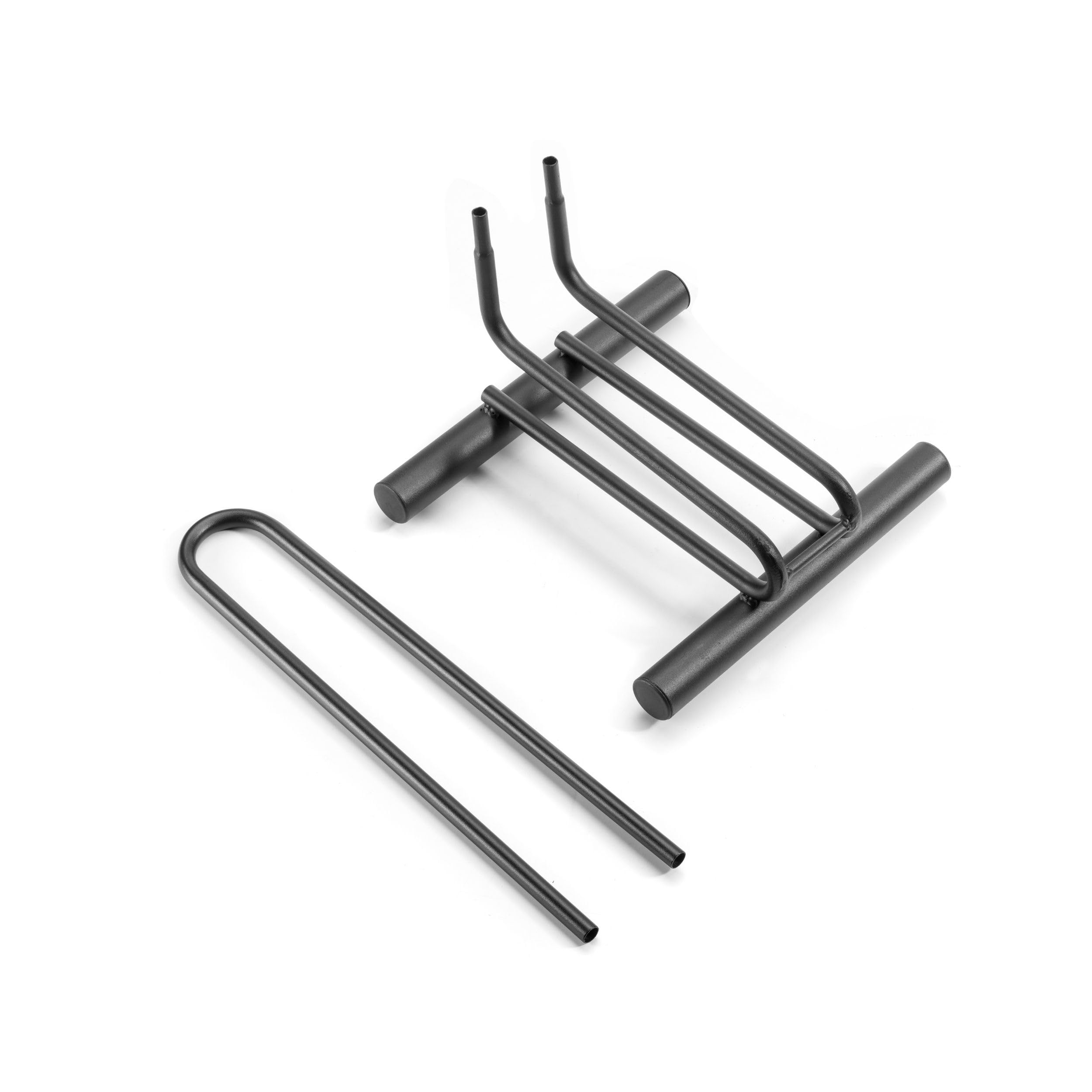 Andrys Rastrelliera Bici 1 Posto a Piedistallo Smontabile - Nero Raggrinzante