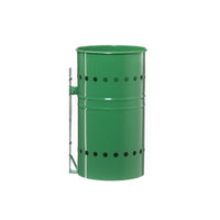 Andrys Cestino Rifiuti Esterno da Inghisare Verde H120