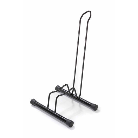 Andrys Rastrelliera Bici 1 Posto a Piedistallo con Tappi - Nero Semilucido