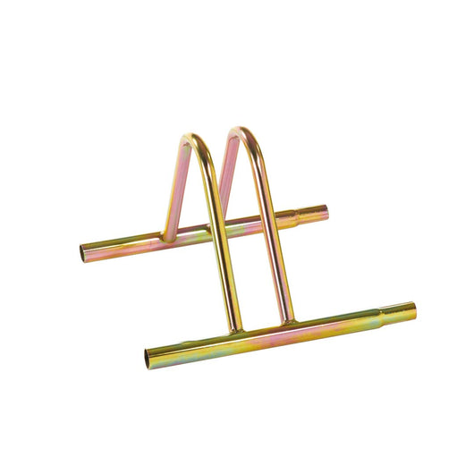 Andrys Rastrelliera Bici 1 Posto Modulabile Acciaio Zincato Tropical Oro