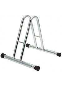 Andrys Rastrelliera Bici 1 Posto Alto Modulabile con Tappi PVC Zincato