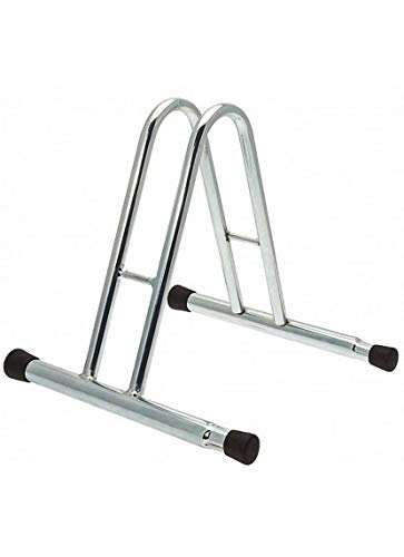 Andrys Rastrelliera Bici 1 Posto Alto Modulabile con Tappi PVC Zincato