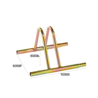 Andrys Rastrelliera Bici 1 Posto Modulabile Acciaio Zincato Tropical Oro