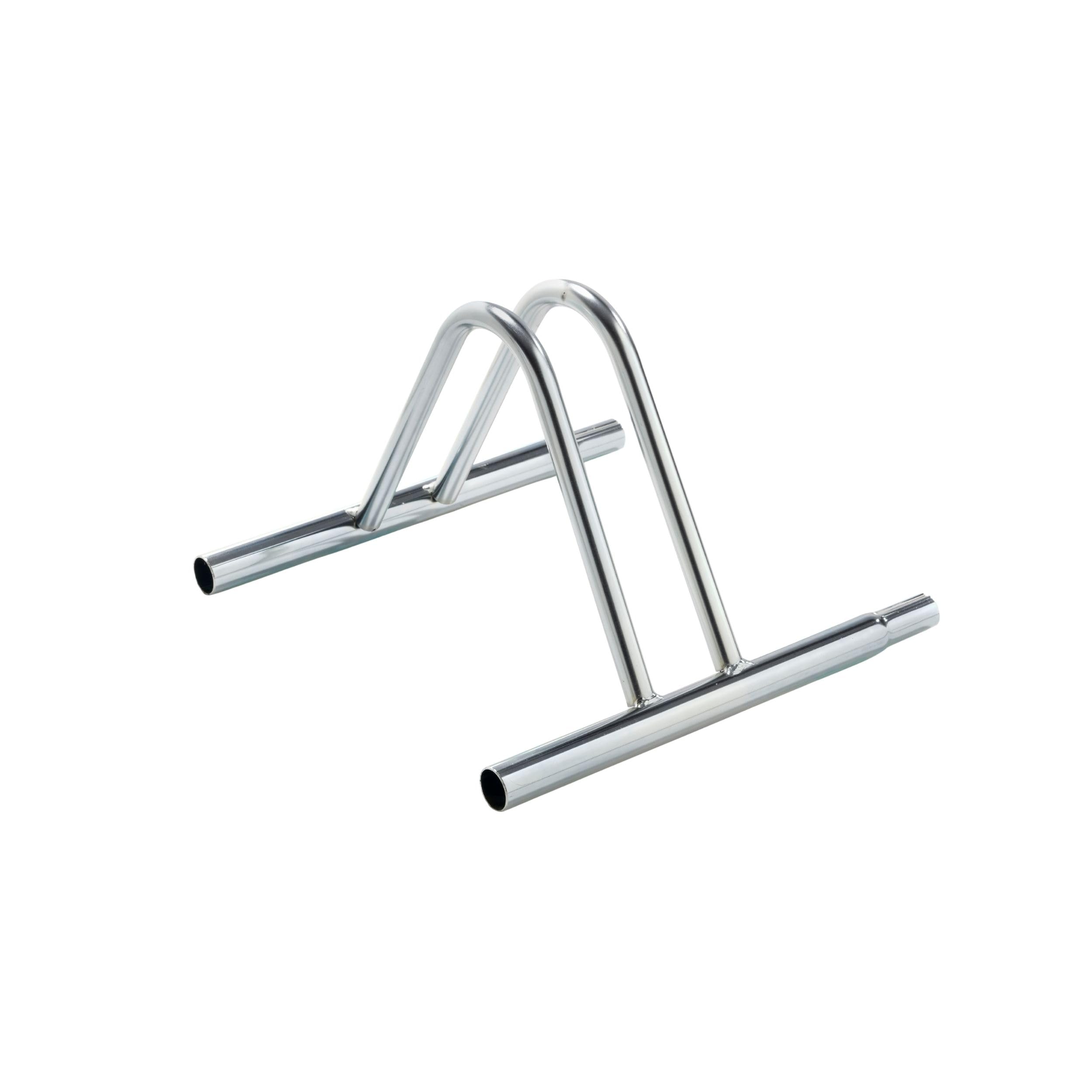 Andrys Rastrelliera Bici 1 Posto Modulabile Acciaio Zincato Argento