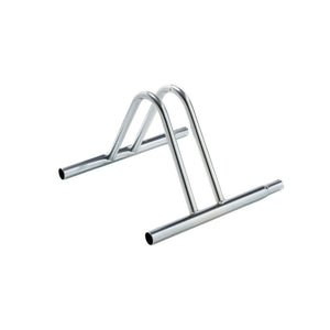 Andrys Rastrelliera Bici 1 Posto Modulabile Acciaio Zincato Argento