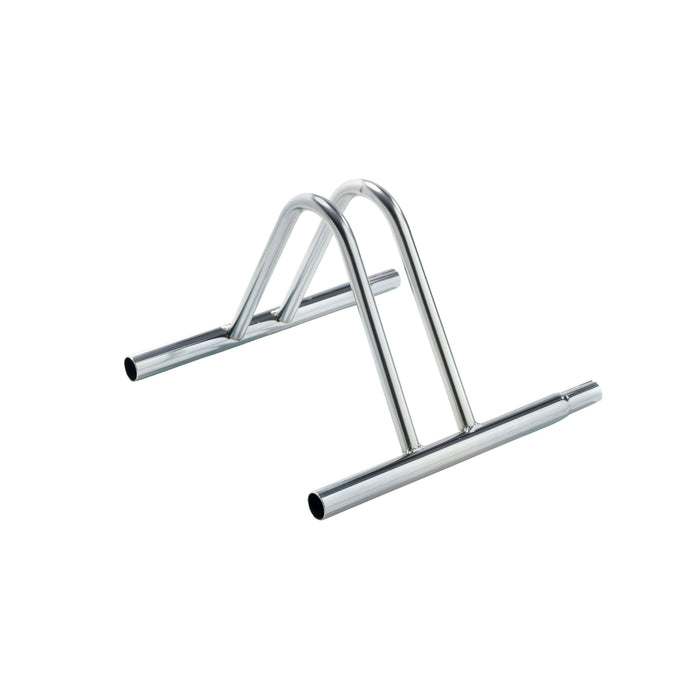 Andrys Rastrelliera Bici 1 Posto Modulabile Acciaio Zincato Argento