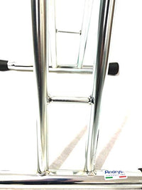 Andrys Rastrelliera Bici 1 Posto Alto Modulabile con Tappi PVC Zincato