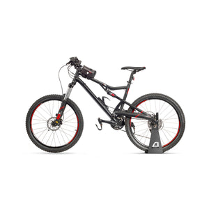 Andrys Porta Bici Piedistallo 1 Posto con Protezioni Acciaio Verniciato Nero