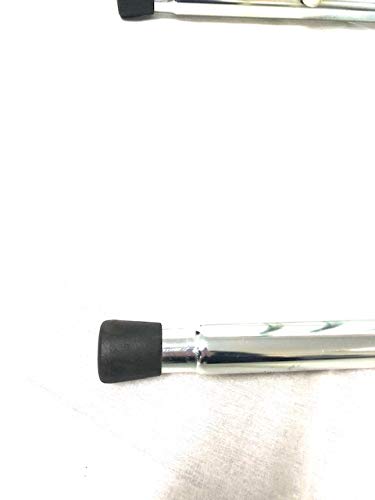 Andrys Rastrelliera Bici 1 Posto Alto Modulabile con Tappi PVC Zincato