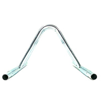 Andrys Rastrelliera Bici 1 Posto Modulabile Acciaio Zincato Argento