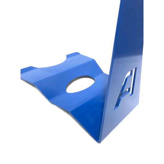 Andrys Porta Bici Piedistallo 1 Posto con Protezioni Acciaio Verniciato Blu