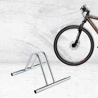 Andrys Rastrelliera Bici 1 Posto Modulabile Acciaio Zincato Argento