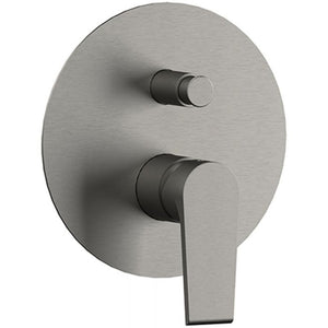 Miscelatore incasso doccia con deviatore Rubinetterie Mariani linea Artic Nichel spazzolato