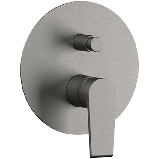 Miscelatore incasso doccia con deviatore Rubinetterie Mariani linea Artic Nichel spazzolato