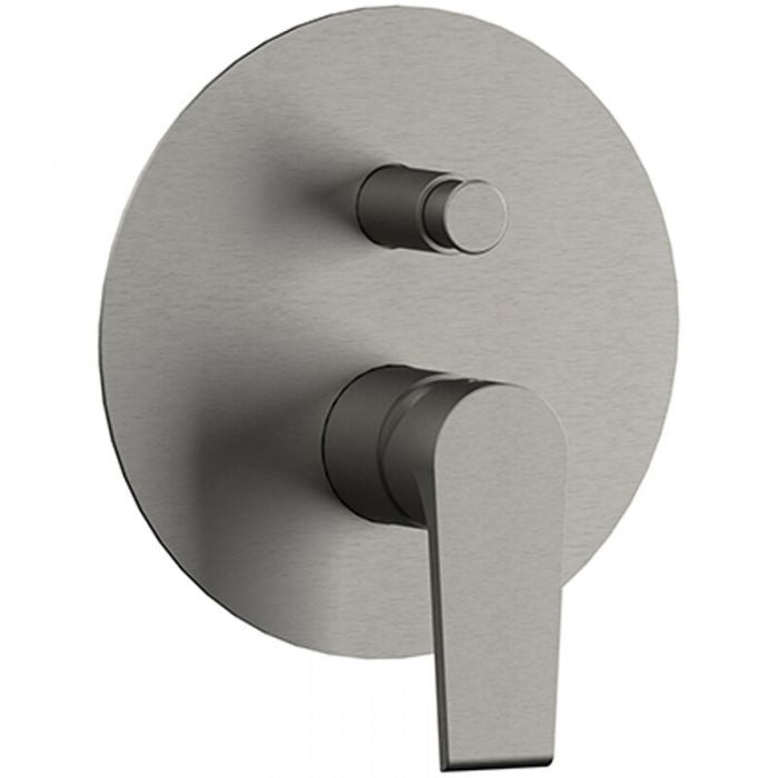 Miscelatore incasso doccia con deviatore Rubinetterie Mariani linea Artic Nichel spazzolato