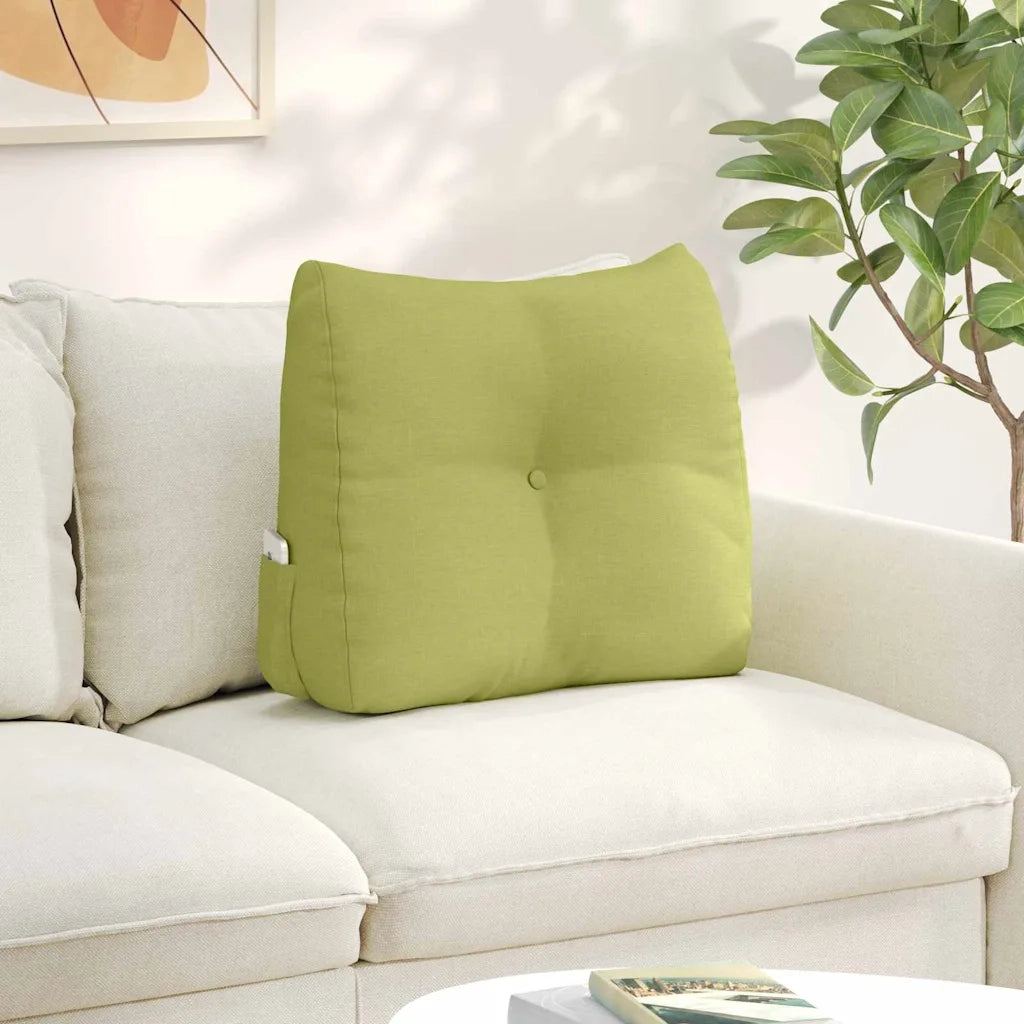 Cuscino per Schiena Verde chiaro 60 x 24 x 50 cm Tessuto 42014393