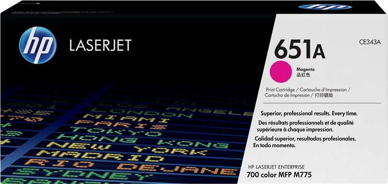 HP Cartuccia Toner originale magenta LaserJet 651A
