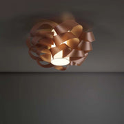 Plafoniera una luce CLOUD Rame diametro 60x h28 cm