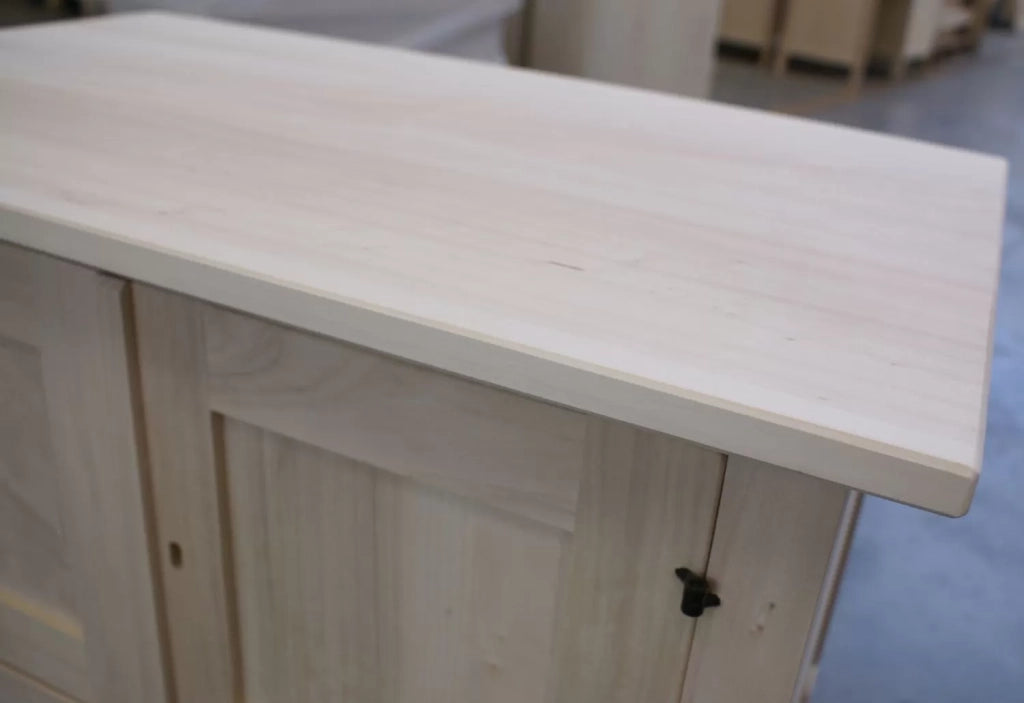 Porta tv 2 porte in legno arte povera grezzo l.75 p.45 h.85 (704) - Mobili 2G