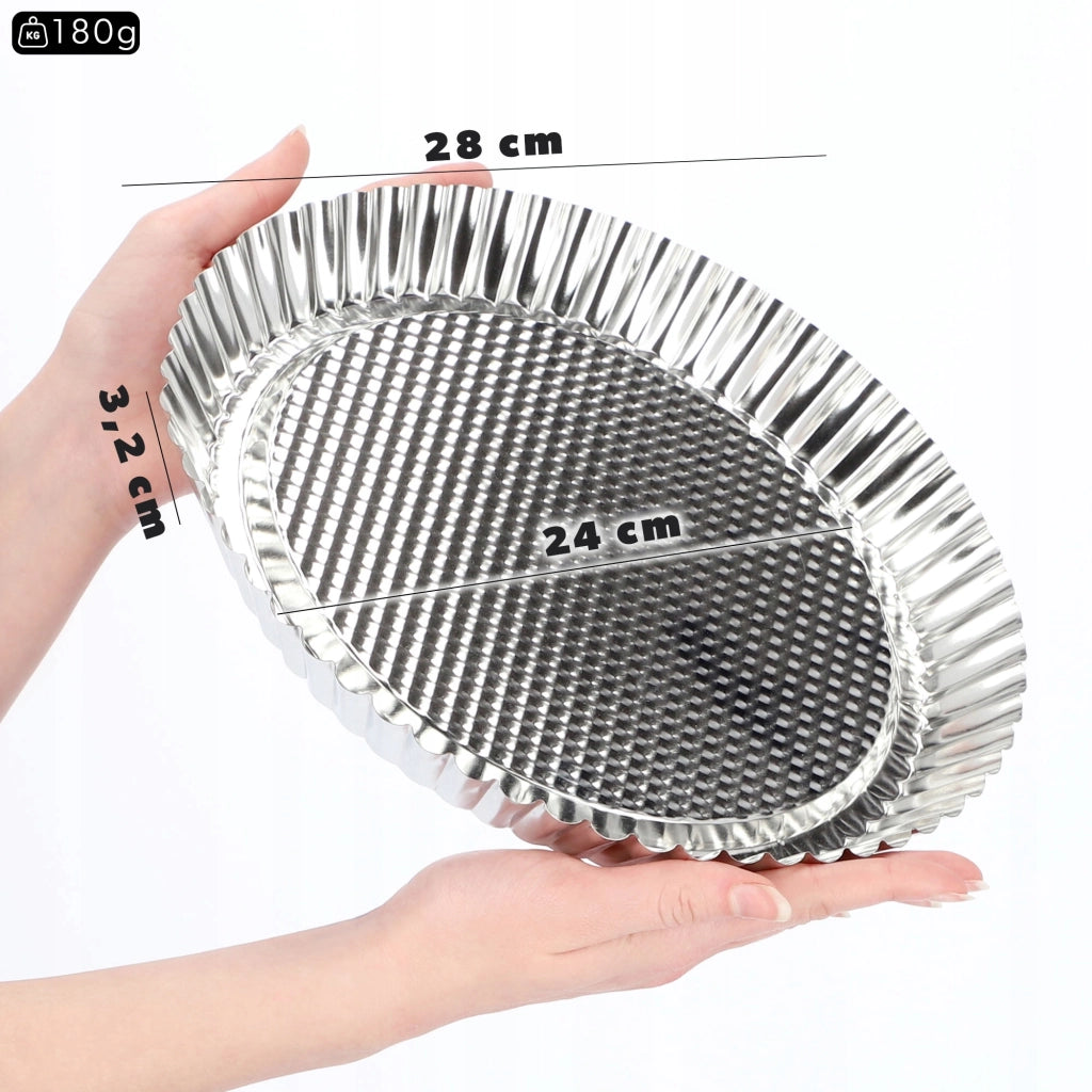 Teglia rotonda antiaderente per crostate KADAX, 28 cm