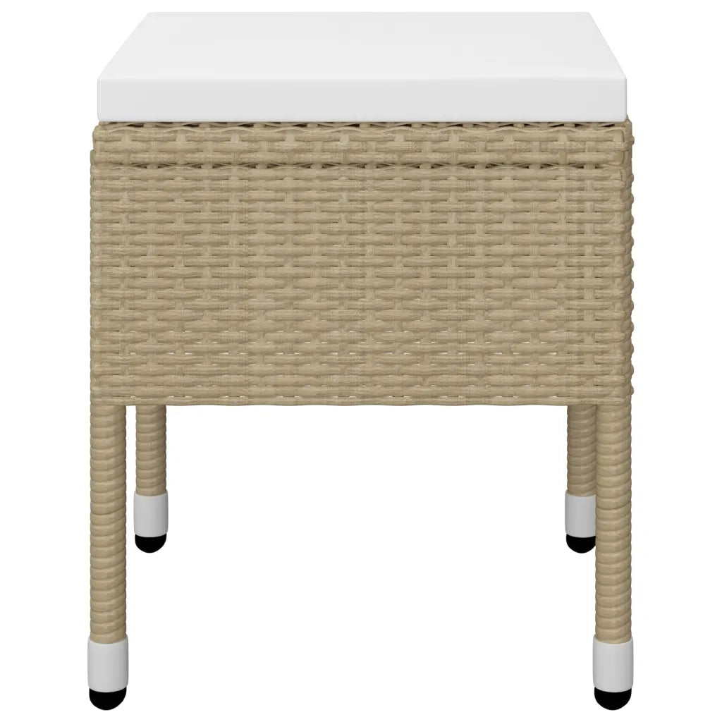 Set Mobili da Pranzo per Giardino 5 pz | Set Salotto da Giardino Beige