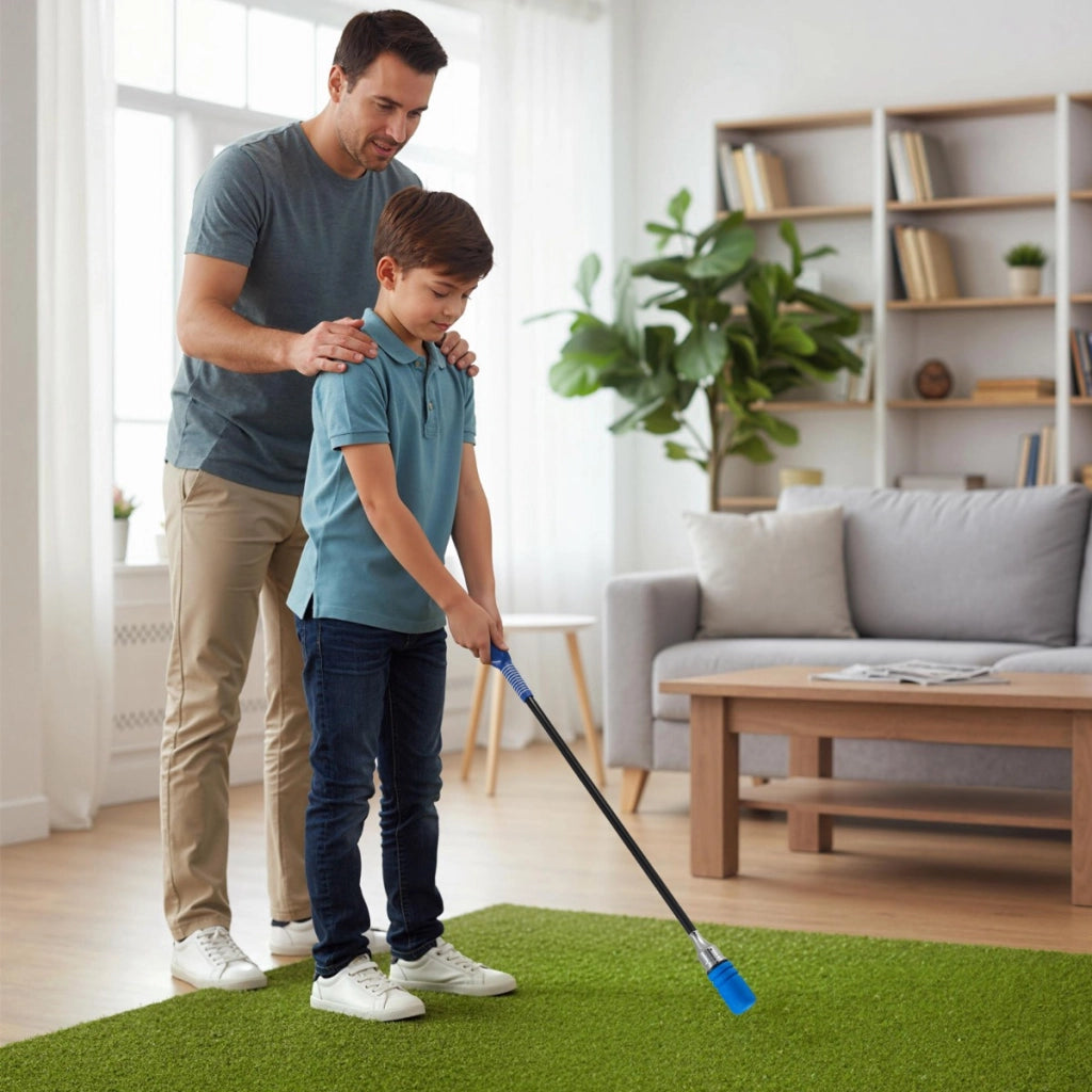 Allenatore per swing golf bastone per allenamento flessibilit¨¤, Allenatore per swing golf equilibrio tempo forza Blu-Golf