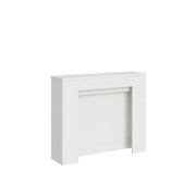 Consolle allungabile 90x25/211 cm Kiba - Bianco Frassino