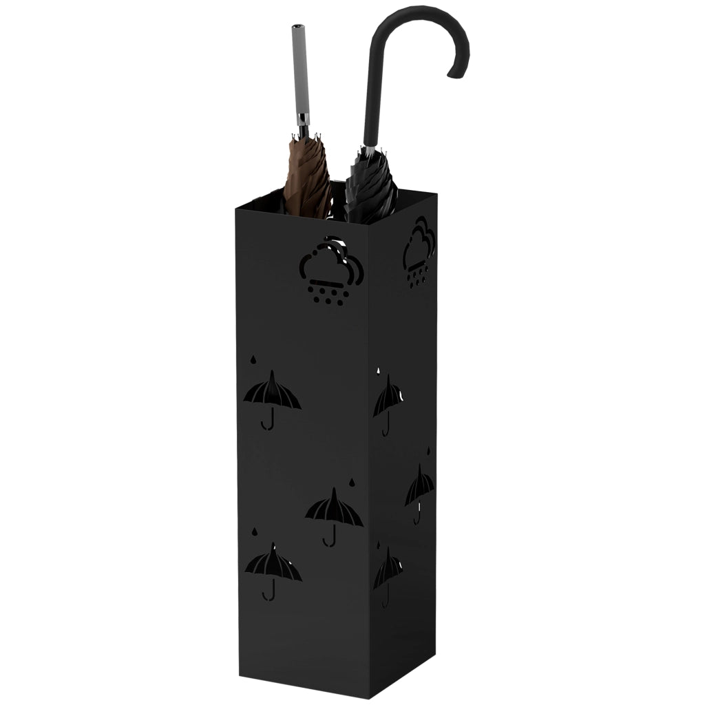 Portaombrelli ¨C Zephmum ¨C 4 Ganci, Metallico, Nero