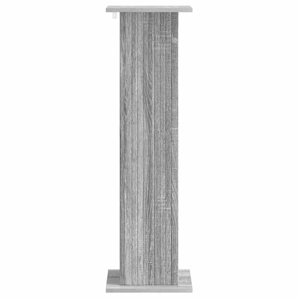 Supporto per piante 2 pcs Grigio Sonoma 30,5 x 30 x 100,5 cm