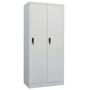 Armadio Grigio Chiaro 80x50x180 cm in Acciaio cod mxl 62074